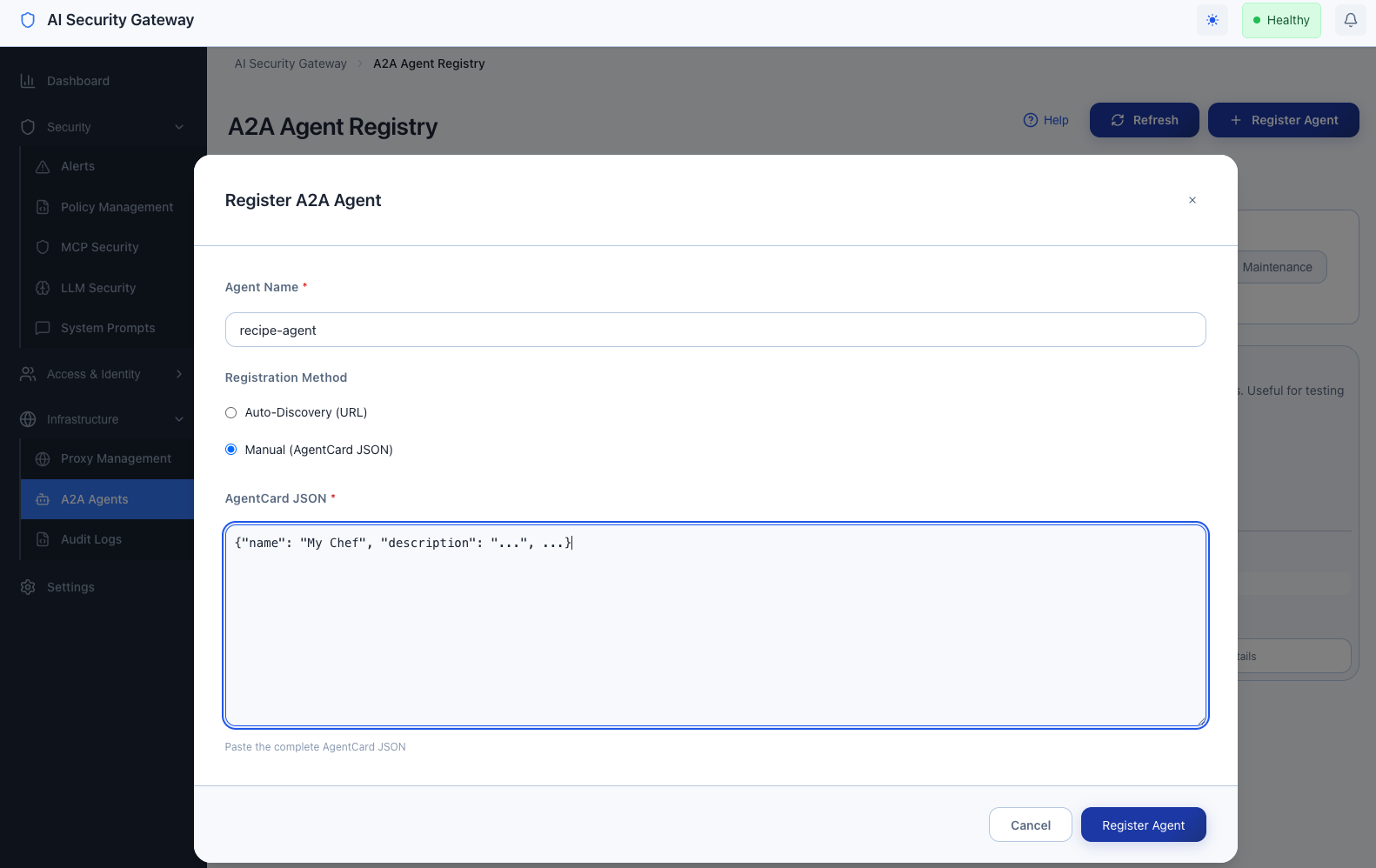 Agent Registration Form