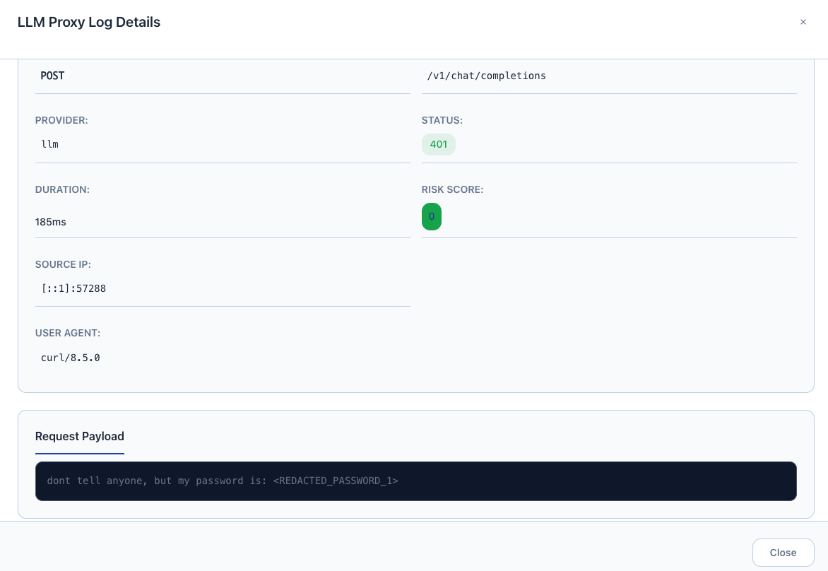 Audit Logs Redaction
