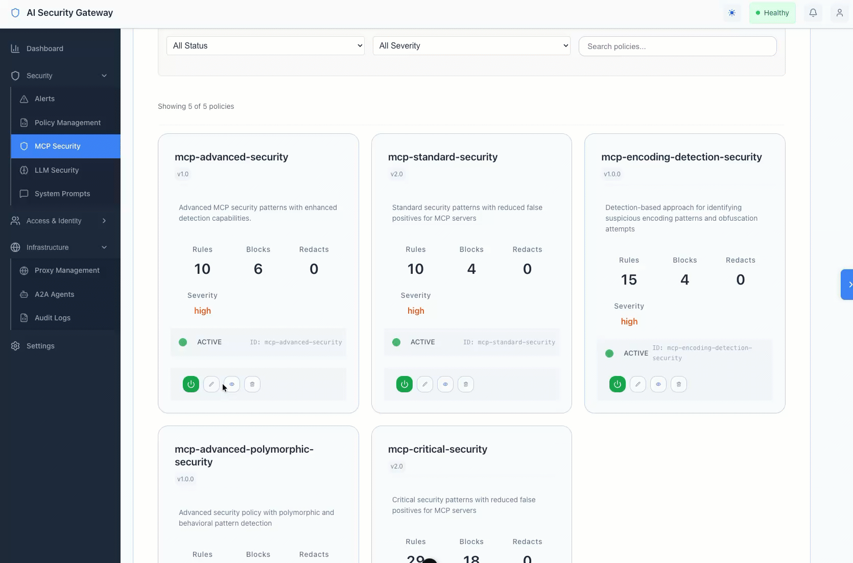 Policy Builder Workflow